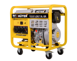Электрогенератор дизельный LDG 7.0L GR Huter